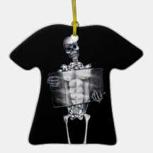Skeleton Chest Xray Ornament