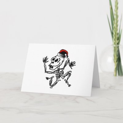 Skeleton Christmas cards