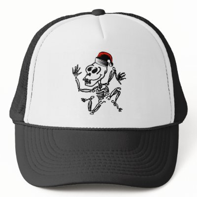 Skeleton Christmas hats