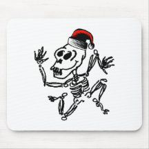 Skeleton Christmas Mouse Pads