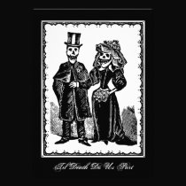Skeleton Couple - Invitation invitations