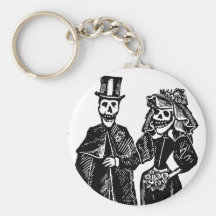 Skeleton Couple - Keychain