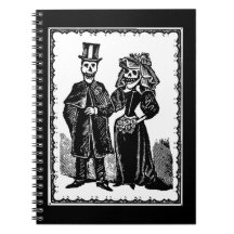 Skeleton Couple - Notebook (Customize)