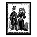 Skeleton Couple - Postcard