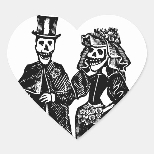 Skeleton Couple - Seals/Stickers #2