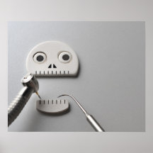 Skeleton Dental Treatment Print