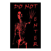 Skeleton (DO NOT ENTER) Poster posters
