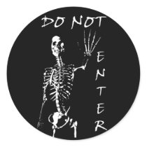 Skeleton (DO NOT ENTER) Sticker