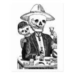 skeleton drinking tequila and smoking mexico postcard radde6323c98545b2b362cb735b865225 vgbaq 8byvr 150 Mexican Heritage