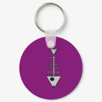 Skeleton Fish keychains by sandsdesigns Skeleton Fish keychains