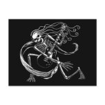 Skeleton Guitarist -crouch Post Cards