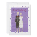 Skeleton Halloween Wedding Invitations, Custom invitations