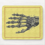 skeleton hand mouse pads