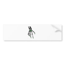 SKELETON HAND OF FATE BUMPER STICKERS