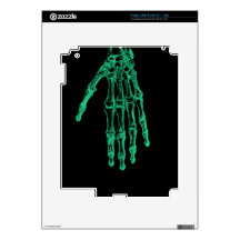 skeleton hand (xray) skin decal for iPad 2