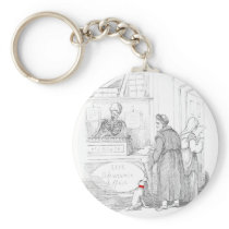 Skeleton Hands Out Life Assurance Policy Key Chains