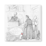 Skeleton Hands Out Life Assurance Policy Refrigerator Magnet