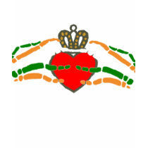 Skeleton Hände mit Claddagh t-shirts by HandsomeDevil Skeleton Hände mit Claddagh t-shirts