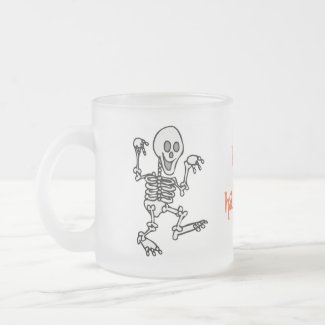 Skeleton Happy Halloween Mug mug