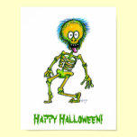 Skeleton Happy Halloween Poster posters