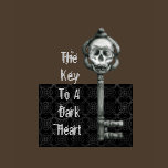 Skeleton Key Dark Heart T-Shirt t-shirts