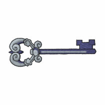 Skeleton Key embroidered shirts