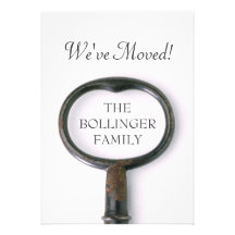 Skeleton Key Housewarming Invitation