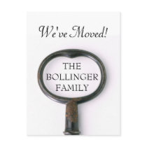 Skeleton Key Moving Announcement Postcard
