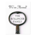 Skeleton Key Moving Announcement Postcard