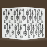 Skeleton Key Pattern Binder binders