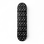 Skeleton Key Pattern Skateboard
