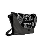 Skeleton Keys messenger bags