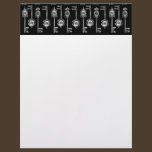 Skeleton Keys Pattern Letterhead letterhead