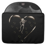 Skeleton Love Heart MacBook Pro Sleeve