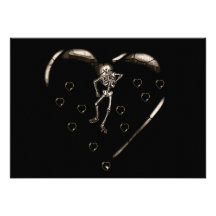 Skeleton Love Hearts Announcements