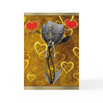 Skeleton Love Valentine Greeting Card