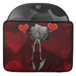 Skeleton Love Valentine Sleeve For MacBook Pro