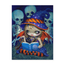 "Skeleton Magic" Postcard