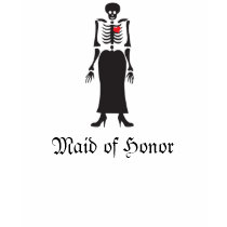 Skeleton Maid of Honor Wedding Favor Shirt