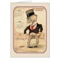 Skeleton Man - Antikamnia Greeting Cards