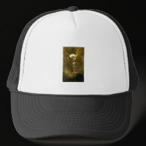 Skeleton Man by Odilon Redon hats by Aquavel Skeleton Man by Odilon Redon hats