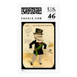 Skeleton Man - St. Patrick's Day postage