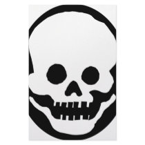 Skeleton Mask Custom Stationery