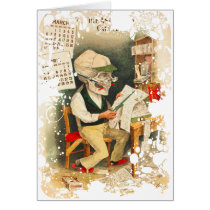 Skeleton News Reporter - "An Original Article" Greeting Cards