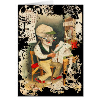 Skeleton News Reporter - "An Original Article" Greeting Cards