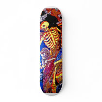 Skeleton on a Grave Skateboards