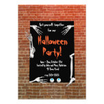 Skeleton Parts Halloween Party Announcement
