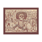 Skeleton Party! postcard
