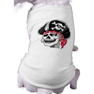 Skeleton Pirate petshirt