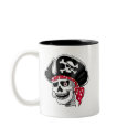 Skeleton Pirate mug